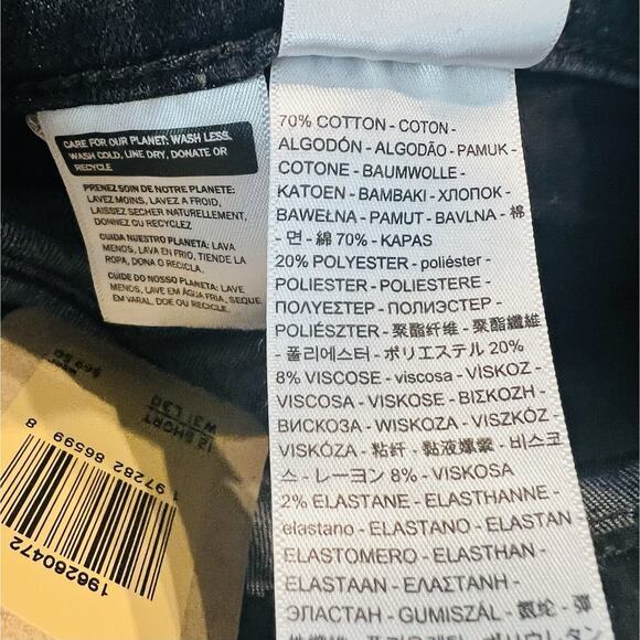 LEVI'S Women's Black 311 Shaping Skinny Jeans Size 12 short 31Wx30L NWT … - Picture 7 of 7